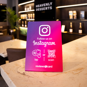 Instagram NFC & QR Stand