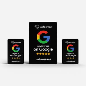 Google Review Bundle (1 Stand & 2 Cards)