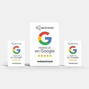 Google Review Bundle (1 Stand & 2 Cards)