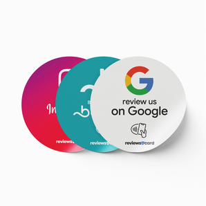 Review Window Stickers (3 Pack Bundle)