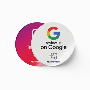 Review Window Stickers (2 Pack Bundle)