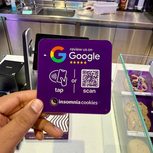 Custom Google Review Plate - NFC & QR Code