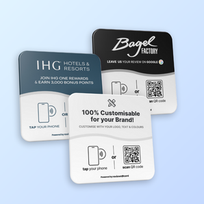 Premium Custom Review Plate - NFC & QR Code