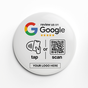 Custom Google Review Tag - NFC & QR Code