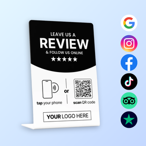 Custom All-in-One Multi Link Stand - NFC & QR Code
