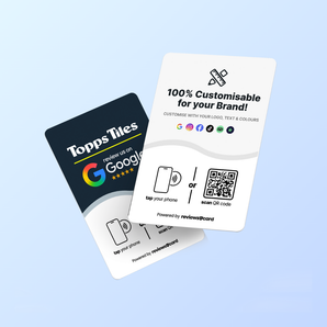 Premium Custom Review Card - NFC & QR Code