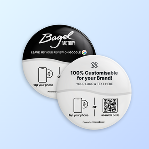 Premium Custom Review Tag - NFC & QR Code