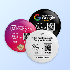 Custom Review Tag - NFC & QR Code
