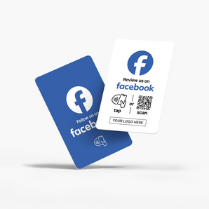 Custom Facebook NFC & QR Card