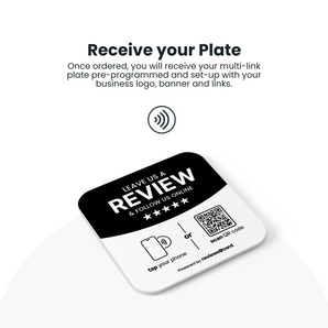 Custom All-in-One Multi Link Table Tag - NFC & QR Code
