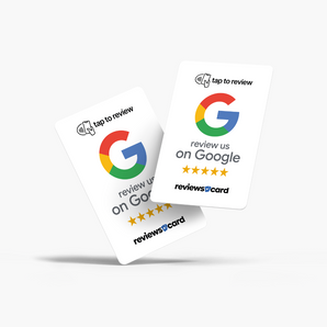 Black Google NFC Review Card
