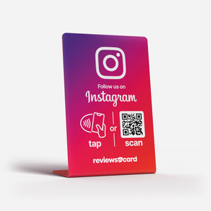 Instagram NFC & QR Stand