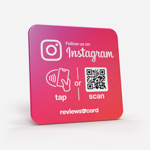 Instagram NFC & QR Plate