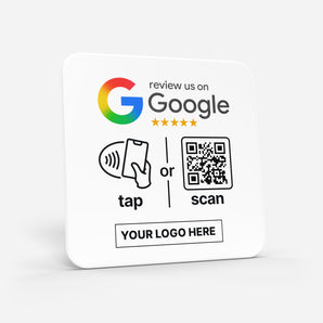 Custom Google Review Plate - NFC & QR Code