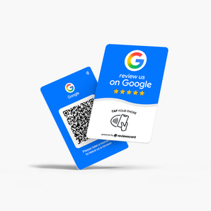 Google Review NFC & QR Card (New Design)