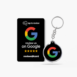 Google Review NFC Card & Keyring Bundle